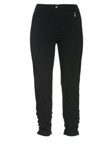 Jennifer Bryde Ankle-length trousers with gathering Black