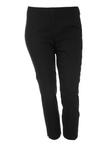 Kj Brand Seven-eights Slip-on trousers - Susie Black