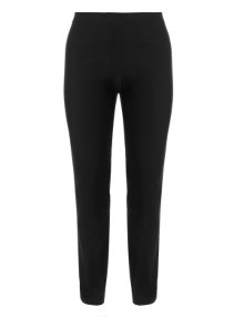 Sallie Sahne Straight-cut pull-on trousers Black