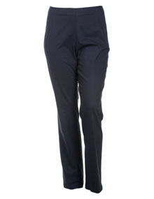 Sallie Sahne Straight-cut slip-in trousers - Ilde Dark-Blue