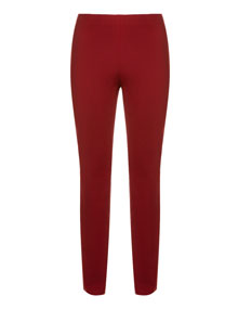Sallie Sahne Straight-cut slip-in trousers - Ilde Dark-Red