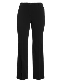 Samoon Elegant pleated trousers Black