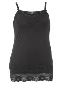 ZAY Laced top Black