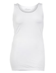 Zizzi Identity Tank top White