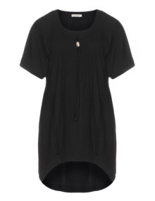 Gozzip Pure cotton long shirt Black