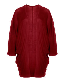 Manon Baptiste Open cardigan Bordeaux-Red