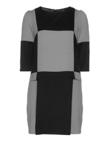 Zay Bi-coloured dress Grey / Black