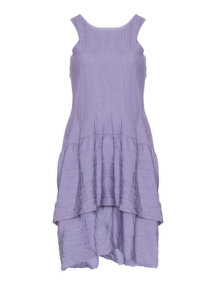 Champagne Dress with crash look Lilac