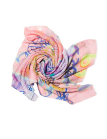 Passigatti Floral-print scarf Pink / Versicolour