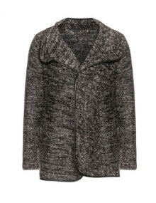 Studio Metallic knit jacket Black / Grey