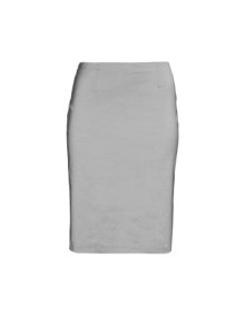 Weise  Elastic pencil skirt from taffeta Light-Grey