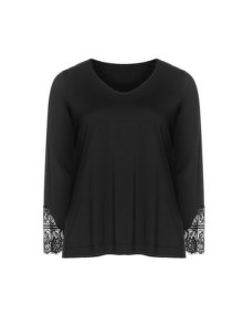 Manon Baptiste Cotton jersey blouse Black