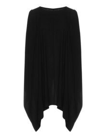 Isolde Roth Drape and fold linen dress Black