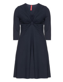 Tuzzi Nero Draped dress Dark-Blue