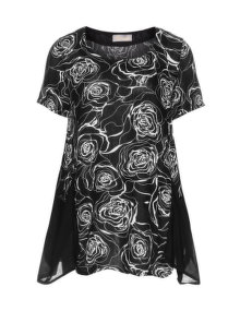 Kekoo Cotton t-shirt Black / White
