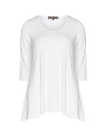 Exelle Flared fit jersey shirt White