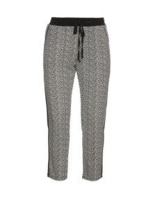 Replace Zigzag track pants Black / White