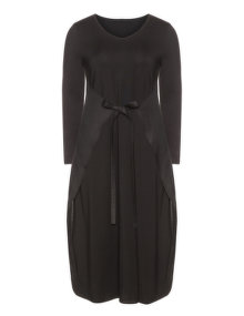 Isolde Roth Wrap-around midi dress Black