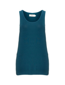 Zizzi Identity Tank top Petrol