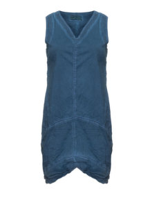 Kekoo Crinkled balloon dress Dark-Blue