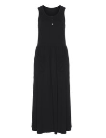 Isolde Roth Maxi dress from jersey Black