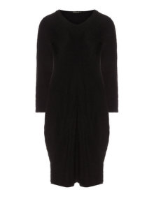Grizas Silk cotton maxi dress Black