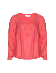 Zizzi Studded blouse Coral-Orange