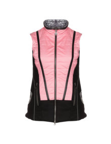 Sportalm Padded cotton gilet Pink / Black