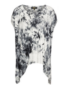 DNY Batik top Light-Grey / Black