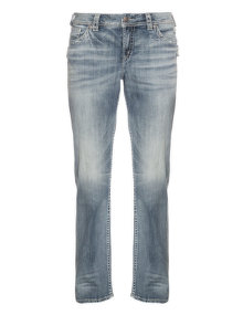Silver Jeans Suki distressed boot cut jeans Light-Blue
