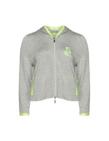 seeyou Hooded sweat jacket Grey / Light-Green