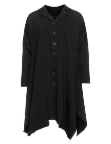 Barbara Speer Cotton short coat Black