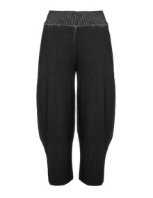 Barbara Speer Tapered cotton knit trousers Anthracite