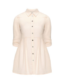 Manon Baptiste Lace insert blouse Beige / White