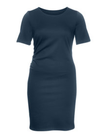 Manon Baptiste Fitted short sleeve dress Blue