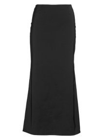 Weise  Elastic maxi skirt from taffeta Black