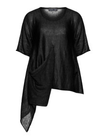 Barbara Speer Linen knit shirt Black