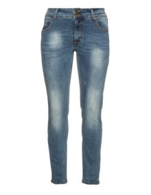 Veto Washed out slim fit jeans Blue