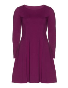 Manon Baptiste Tapered cotton wellness dress Berry-Purple