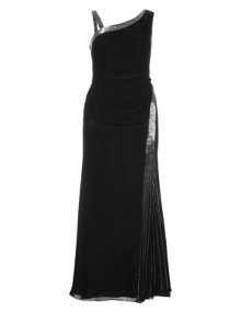 Weise  Evening dress with sequin details Black / Silver