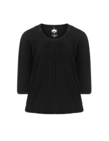 Zhenzi Embellished cotton top Black