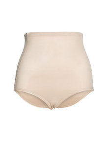 Naomi and Nicole Figure-sculpting high brief Beige