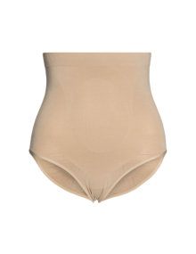 Zizzi Figure-sculpting high brief Beige