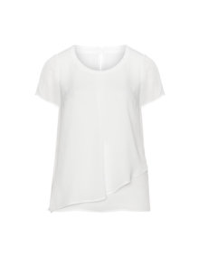 Manon Baptiste Tiered chiffon blouse White