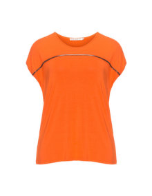 Studio Stitching t-shirt  Orange