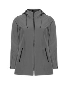 Zizzi Hooded softshell jacket Grey