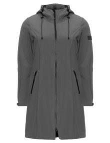 Zizzi Transitional hooded jacket Grey