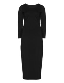 Manon Baptiste Wellness dress from cotton Black