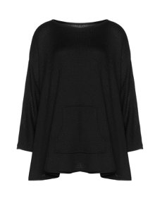 Isolde Roth Merino wool sweater Black