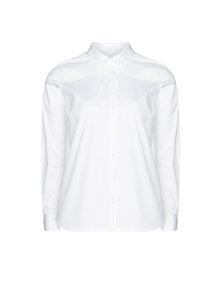 Zizzi Cotton shirt blouse White
